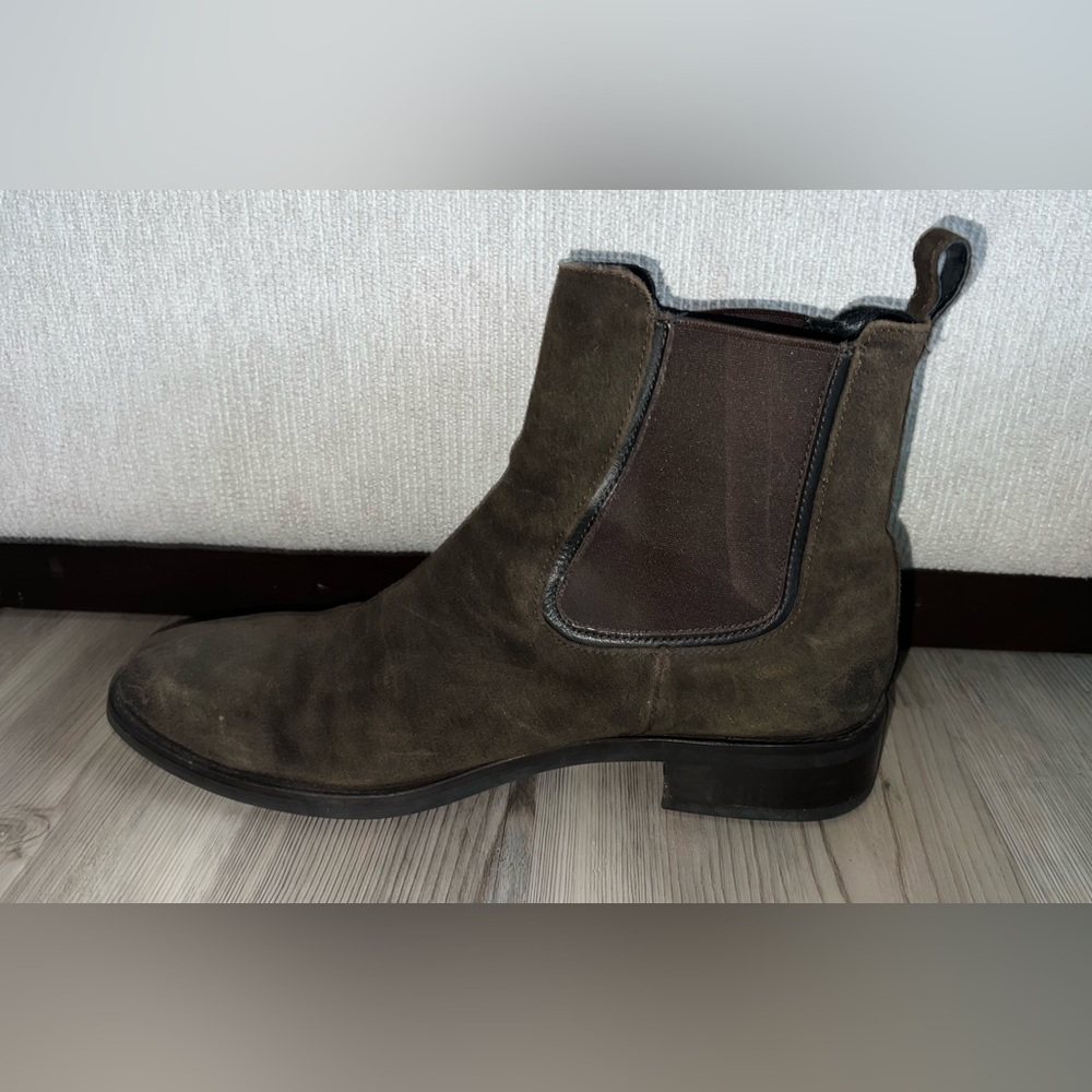 Thursday Boot Company Duchess Chelsea Boots Women’s Sz 11 Chocolate Suede Ankle - Picture 6 of 10